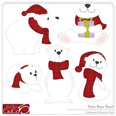 236x236 The Life Of A Polar Bear Clip Art Bundle {Educlips Clipart
