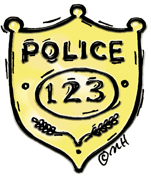 Police Badge Art