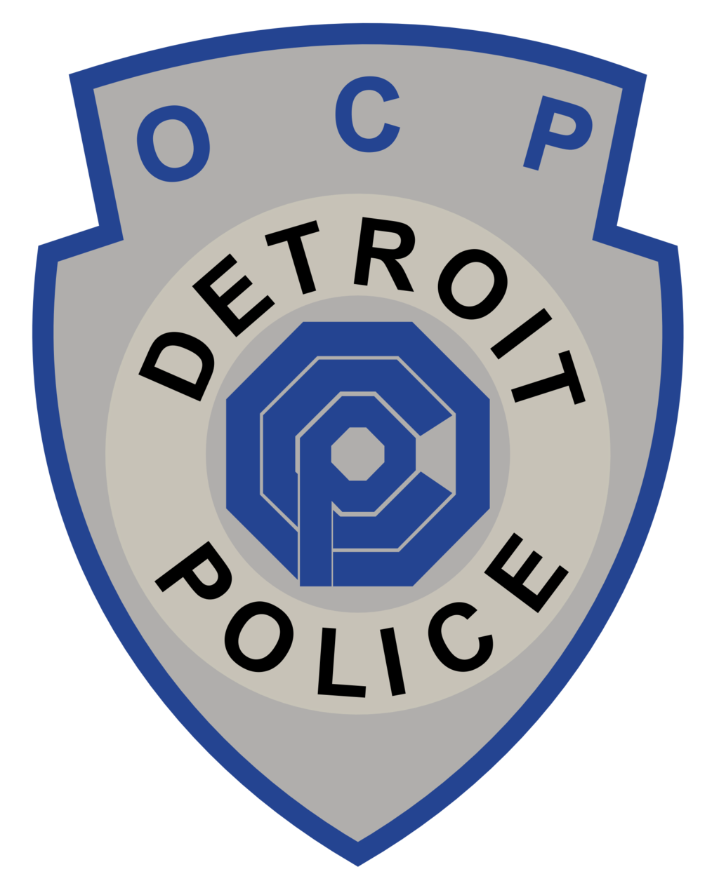 1024x1266 Ocp Detroit Police Badge Ver 2 By Pointingmonkey