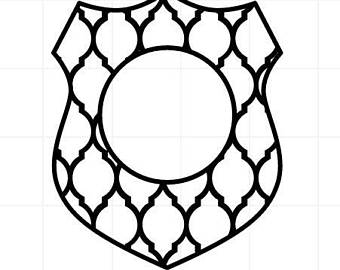 340x270 Police Badge Decal Etsy