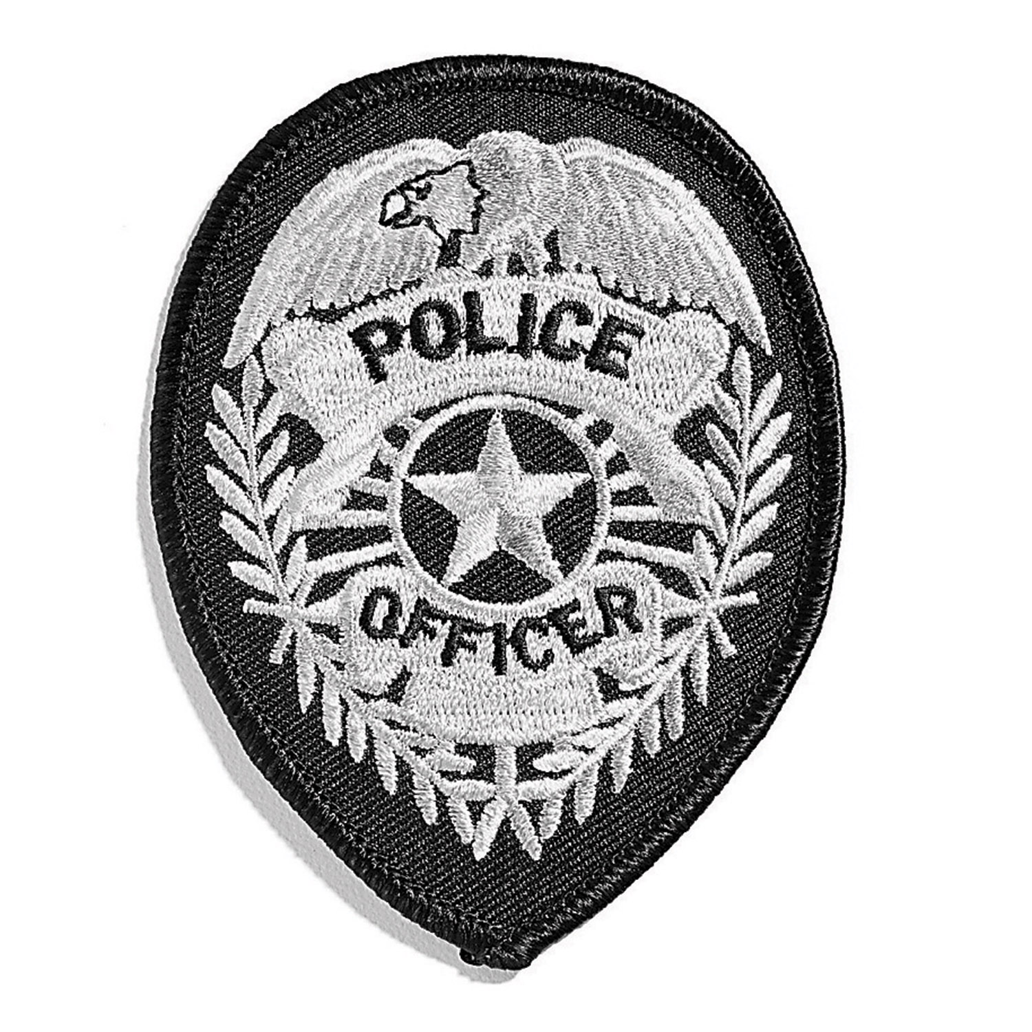 Police Badge Black And White | Free download on ClipArtMag