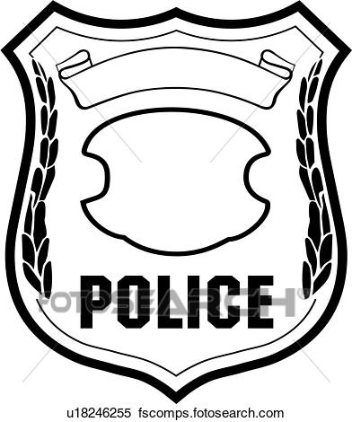 392x470 Police Badge Clip Art Royalty Free. 4,034 Police Badge Clipart
