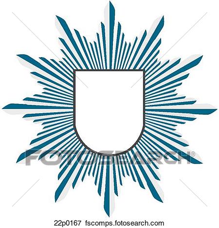450x467 Clip Art Of European Police Badge 22p0167