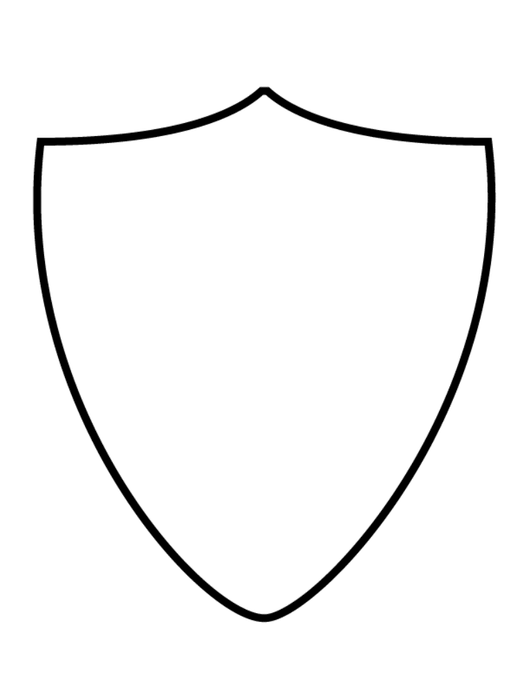 768x994 Police Badge Outline