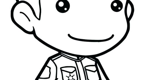 500x280 Printable Police Badge Police Badge Drawing Coloring Picture