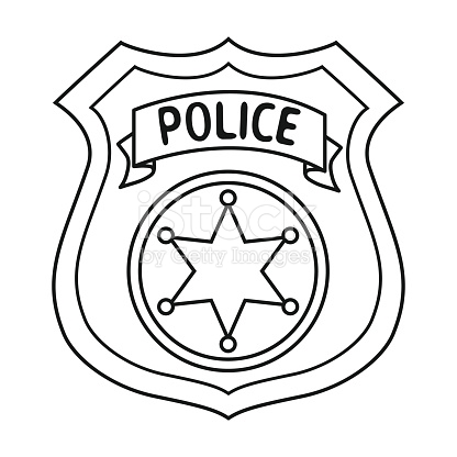 416x416 Police Officer Outline Collection