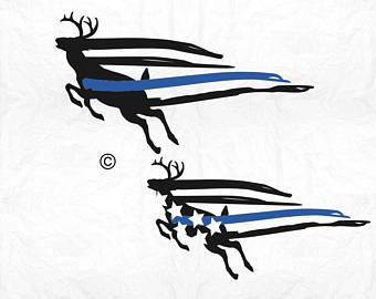 340x270 Thin Blue Line Police Badge Svg Police Svg Law Enforcement