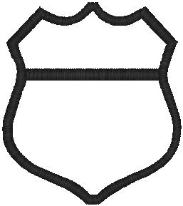 257x289 Detective Badge Template. Shield Set 9 Badge Coloring Law