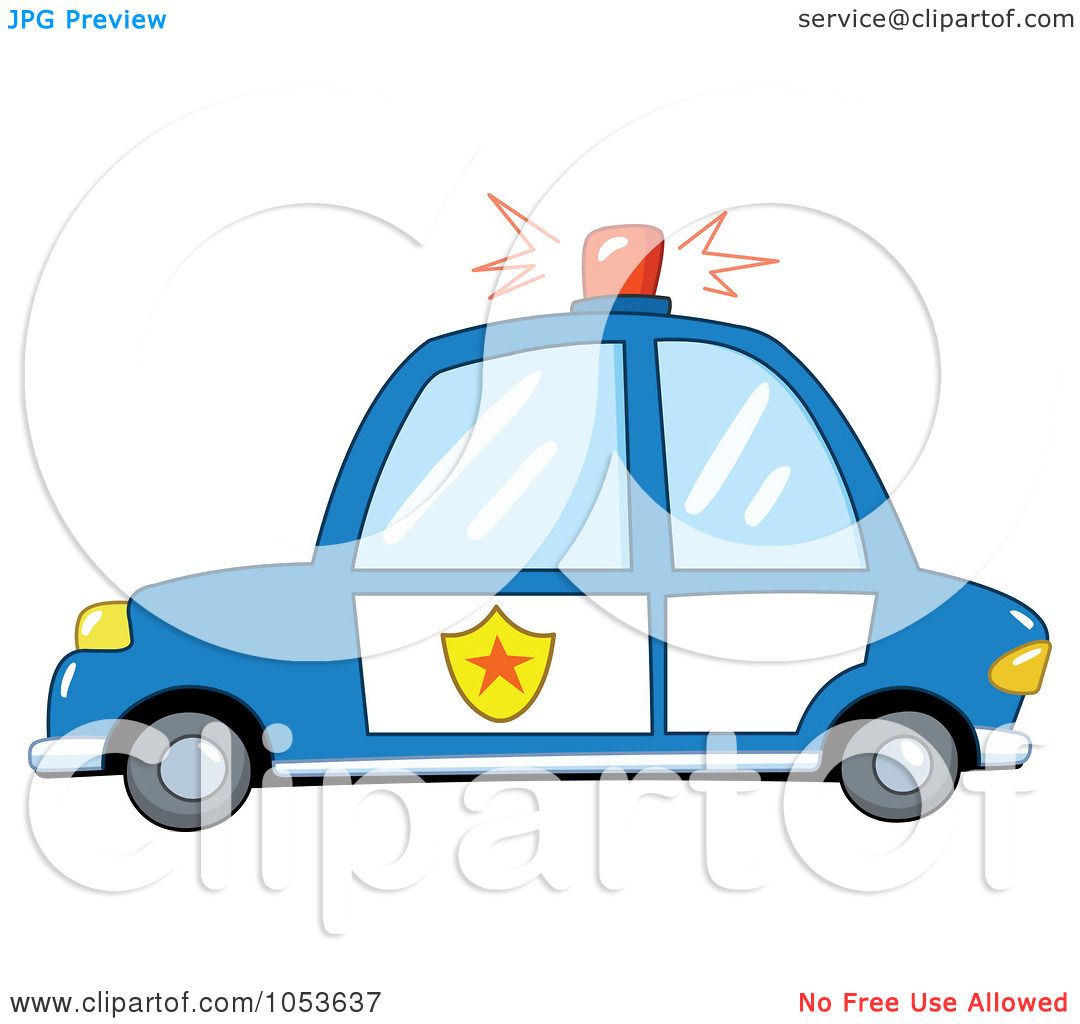 1080x1024 Royalty Free Vector Clip Art Illustration Of A Police Car By