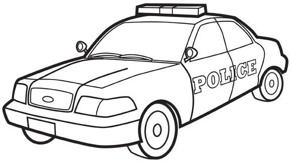 580x326 Police Car Kids Clipart