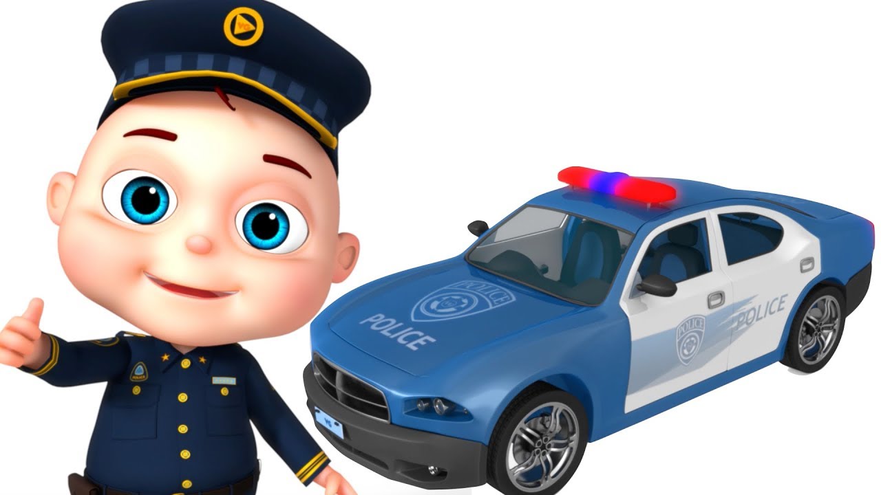 1280x720 Police Car Assembly Vehicle Construction Kids Videos