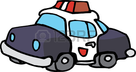 450x241 Police Vehicle On White Background. Police Car Front And Side