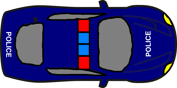 600x300 Image Of Car Clipart Top View