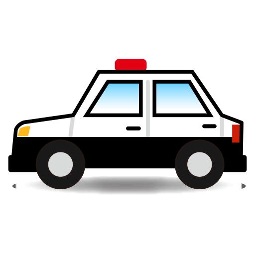 512x512 Police Car Emoji For Facebook, Email Amp Sms Id  12668 Emoji.co.uk