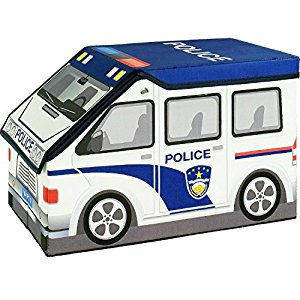 300x300 2 In 1 Police Car Children's Toy And Storage Box