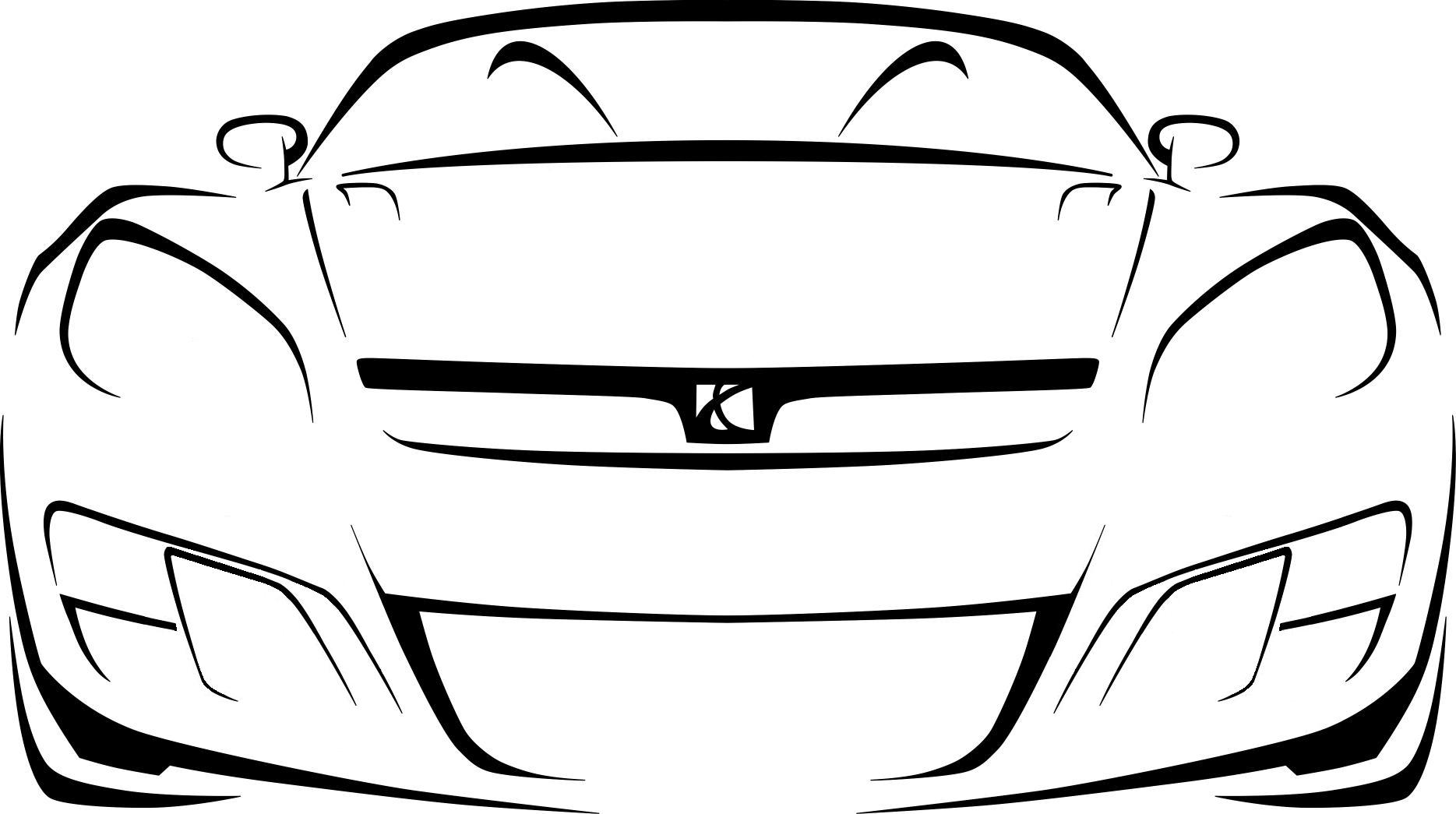1869x1045 Outline Of A Car