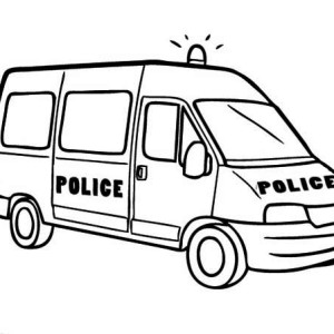 300x300 4wd Police Car Coloring Page Color Luna