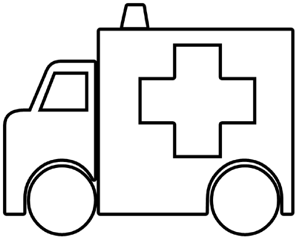 600x481 Truck Clipart Outline