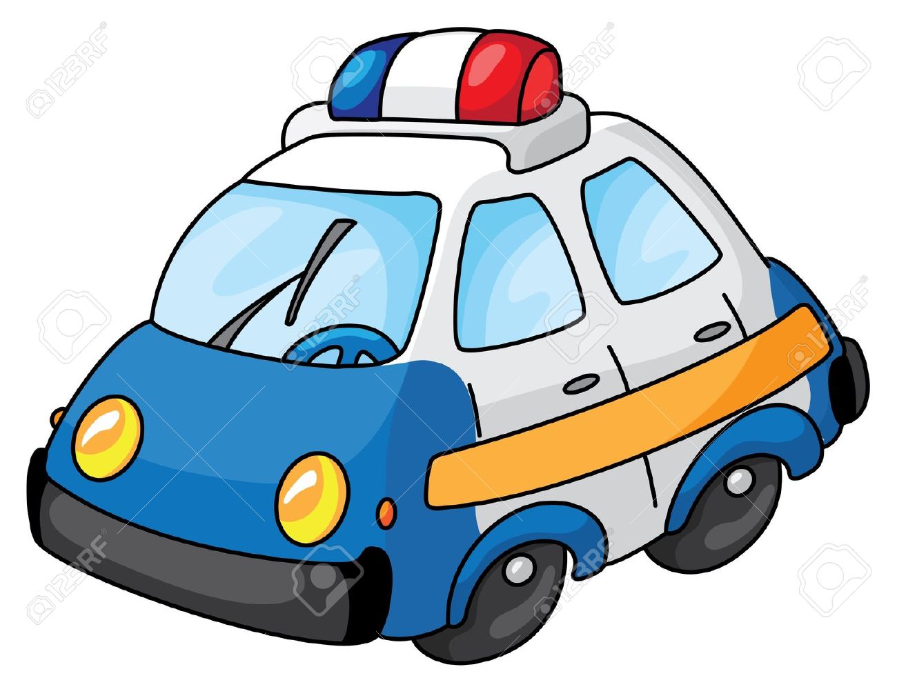 1300x1012 Police Car Cartoon Clipart