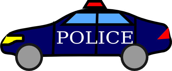 600x247 Police Car Clip Art