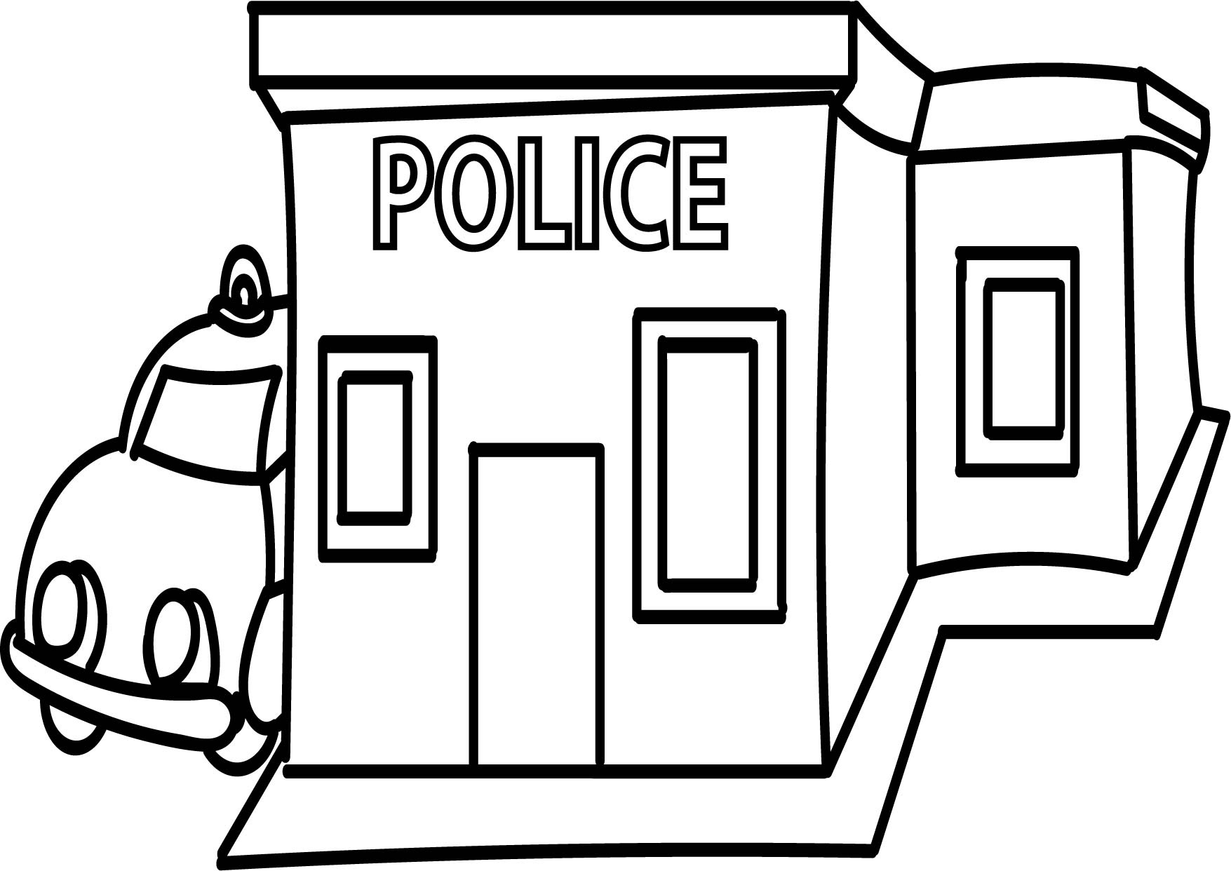 Police Clipart Black And White 32 