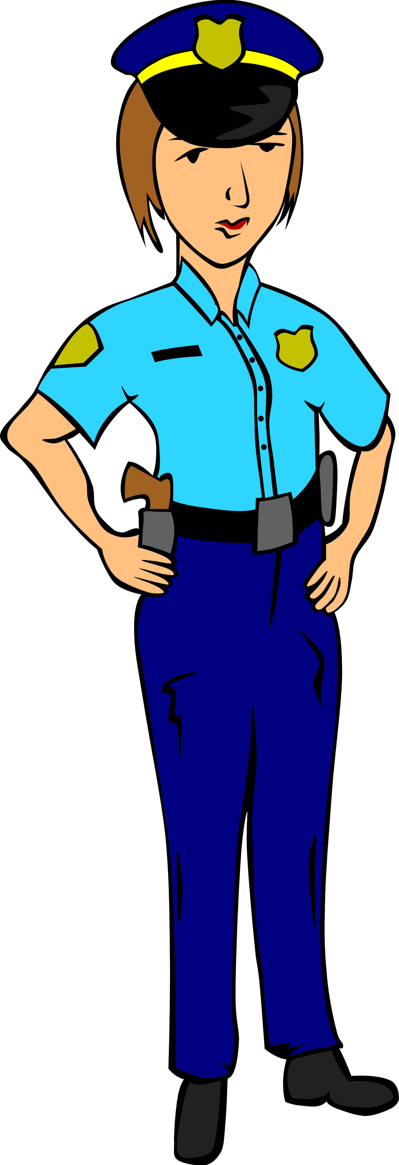 1331x3878 Police Officer Clipart Free Image 2 Clip Art Library