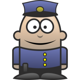 256x256 Free Little Police Officer Clip Art