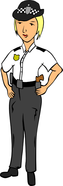 204x597 Clipart Police Officer