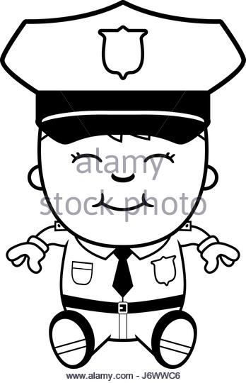 Police Officer Clipart Black And White | Free download on ClipArtMag