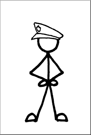 Police Officer Clipart Black And White | Free download on ClipArtMag