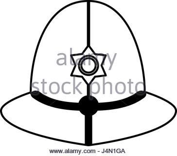 364x320 Hat Of English Police Officer Icon Image Stock Vector Art