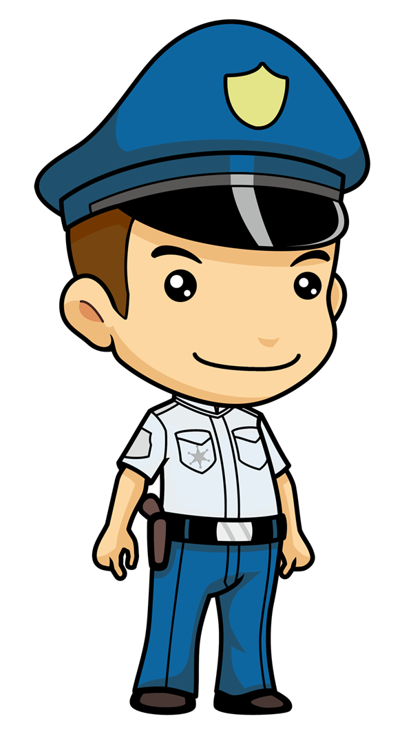 600x1075 Police Officer Clipart