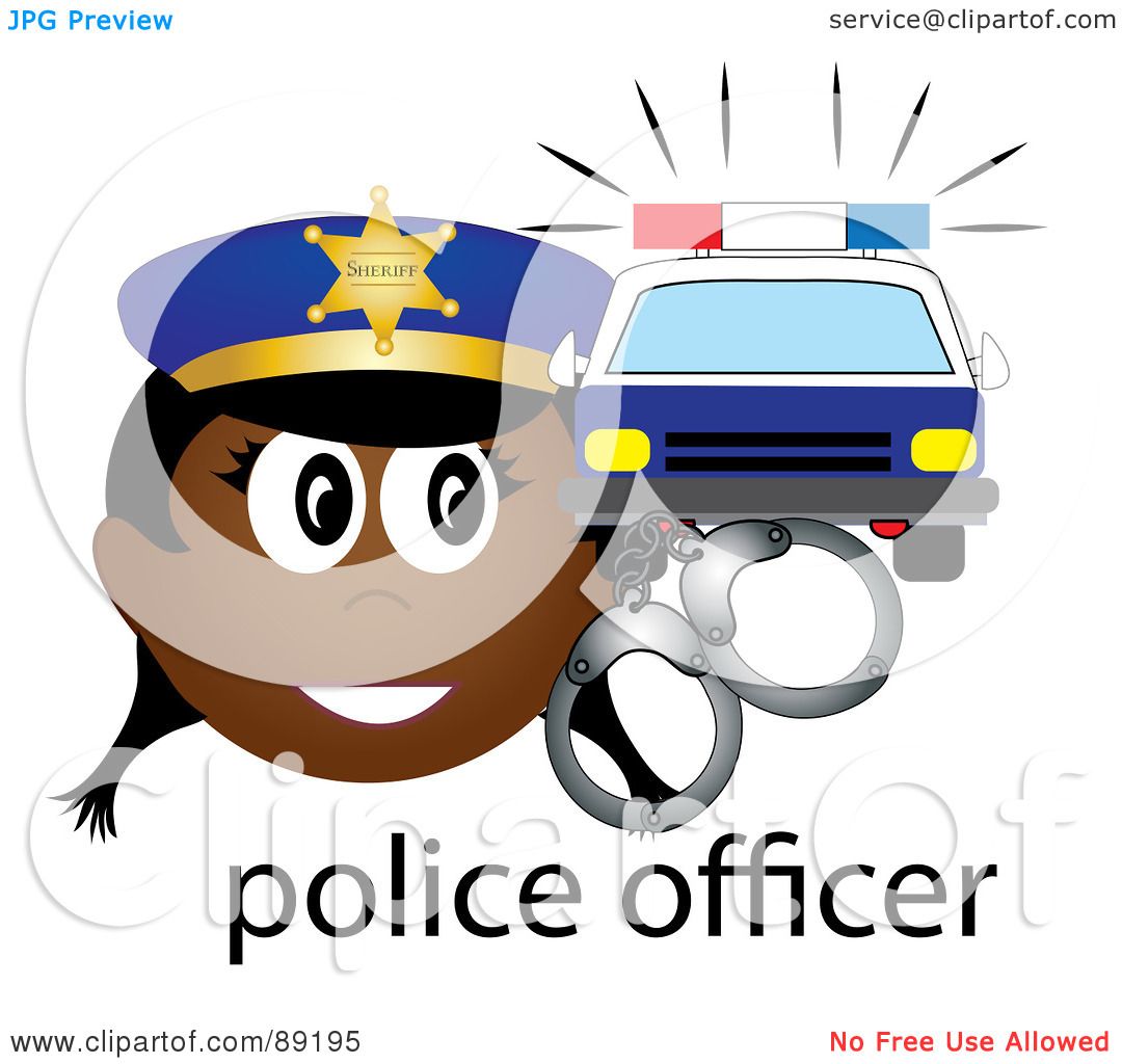 1080x1024 Royalty Free (Rf) Clipart Illustration Of A Female African Police