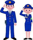 140x170 Police Officers Clip Art
