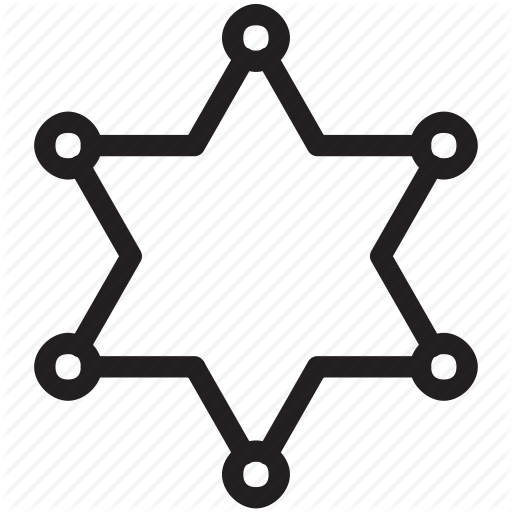512x512 Police Star Clipart