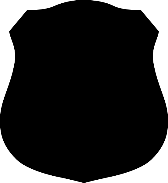 552x600 Free Police Shield Clipart Image