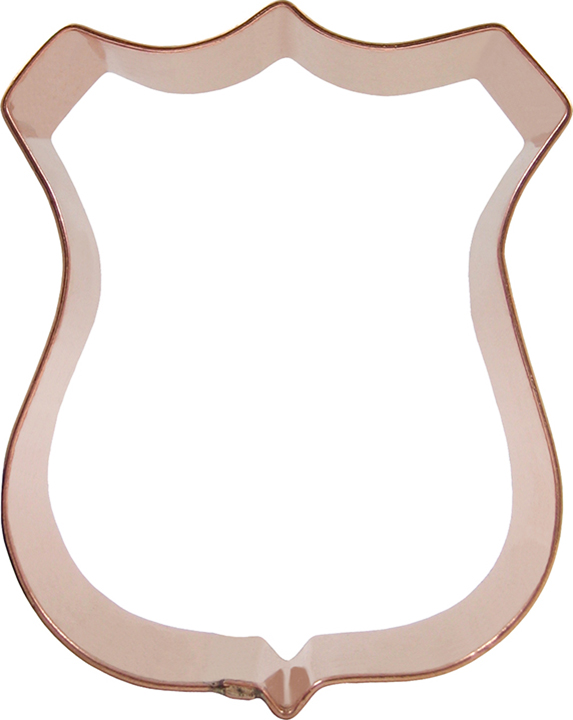 573x720 Sign Or Police Badge Cookie Cutter