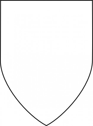 314x425 Vector Clipart Shield