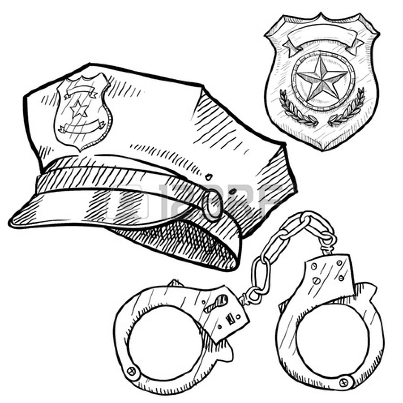 1350x1350 Charming Ideas Police Badge Coloring Page Colouring Pages