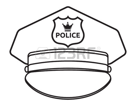 450x352 Police Cap Vector Illustration Royalty Free Cliparts, Vectors,