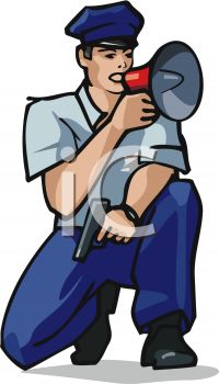 200x350 Picture Of Police Officer Kneeling Down Talking Through