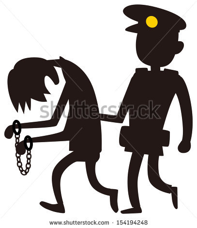 407x470 Police Clipart Arresting