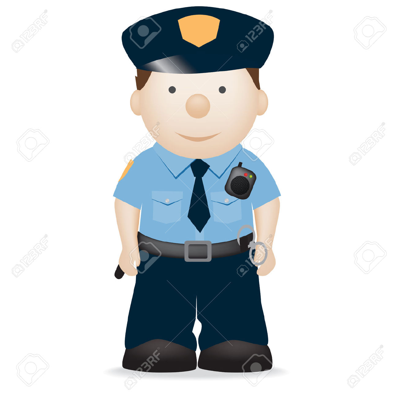 1300x1300 Police Officer Clipart