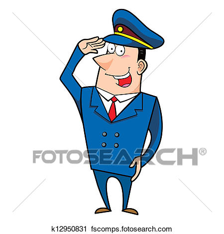 450x470 Clipart Of Male Cartoon Police Officer K12950831