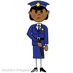 300x300 Female Police Officer Clipart