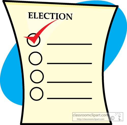 500x490 Go Vote Clipart