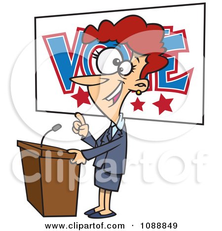 450x470 Politics Clipart Female Politician