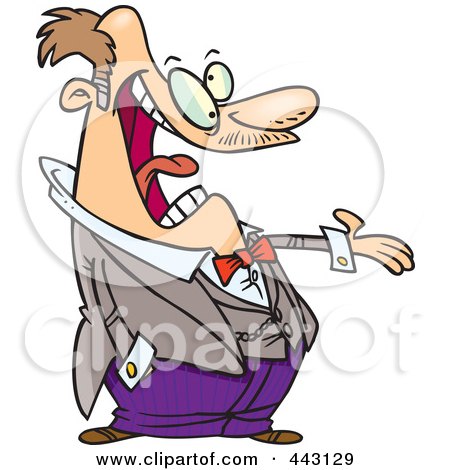 450x470 Royalty Free (Rf) Clip Art Illustration Of A Cartoon Politician