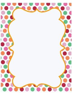236x305 Polka Dot Border Clip Art