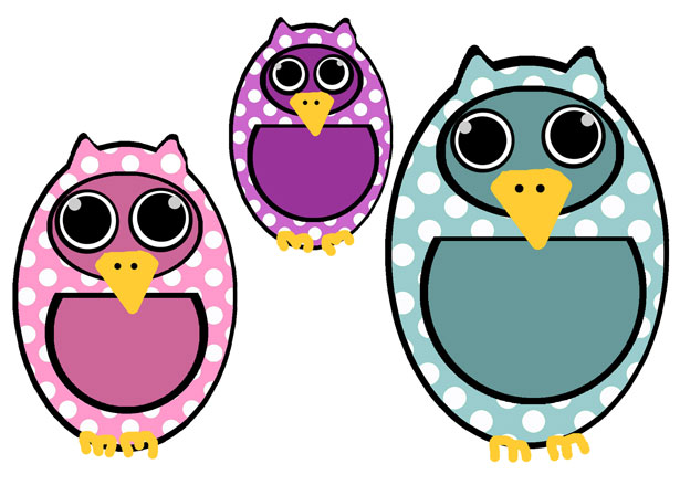 615x439 Polka Dot Owl Clip Art Free Stock Photo